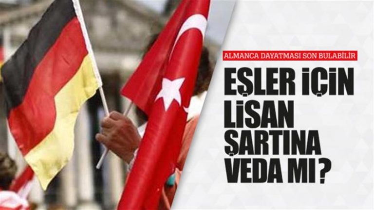 Eşler için lisan şartına veda mı ediliyor?