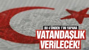 Gayrimenkul satın alana vatandaşlık!