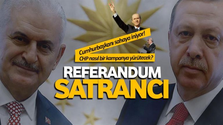 Referandum satrancı başlıyor
