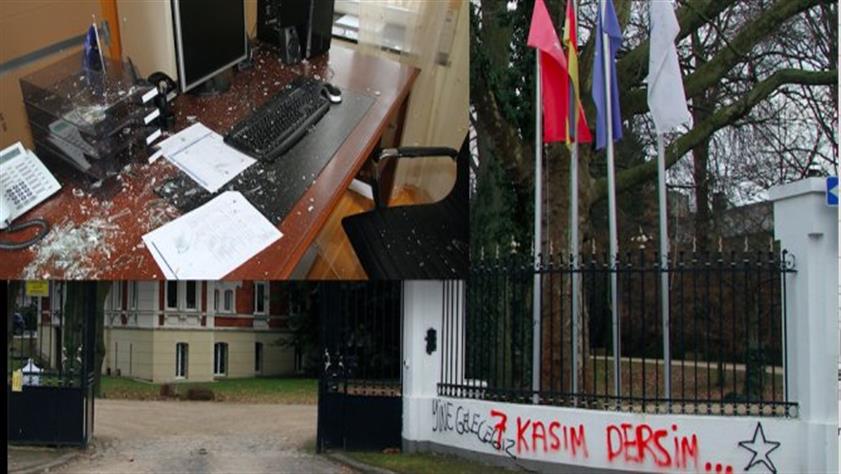 Avrupalı Türk Demokratlar Birliği’ne (UETD) terör saldırısı