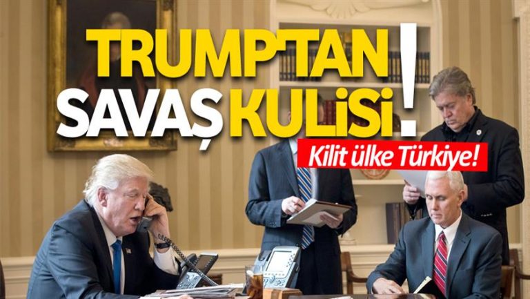 ABD Başkanı Donald Trump’tan savaş kulisi!