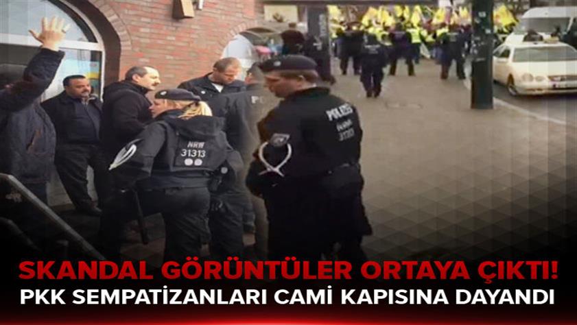 Almanya’da yaşanan skandalın görüntüleri ortaya çıktı!