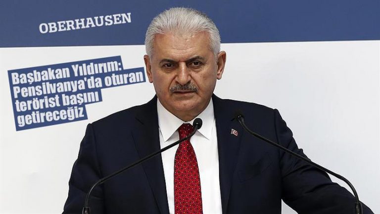 Başbakan Yıldırım: Pensilvanya’da oturan terörist başını getireceğiz