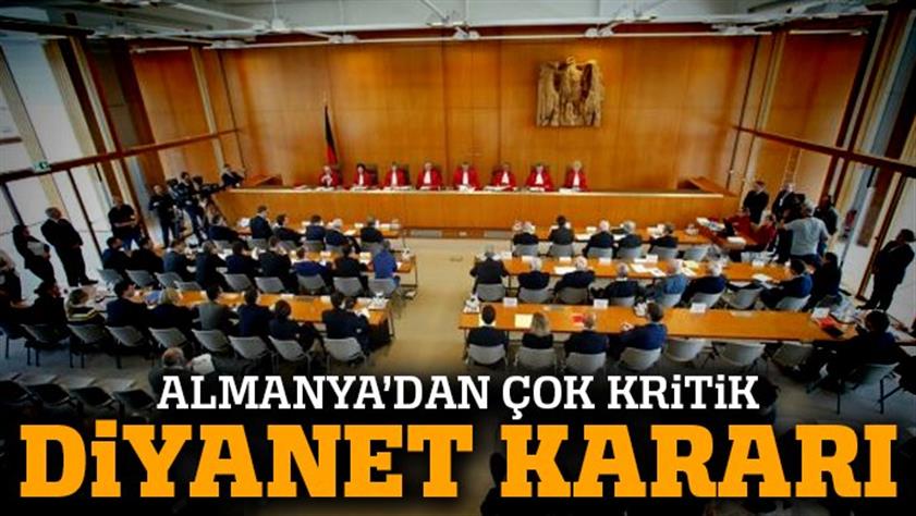 Almanya’dan kritik karar