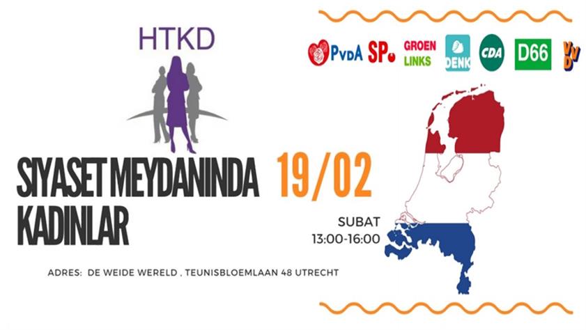 Hollanda Türk Kadınları Derneği’nden seçime yönelik ‘Siyaset Meydanında Kadınlar’ programı