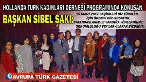 ‘Siyaset Meydanında Kadınlar’ programıyla 15 Mart Hollanda seçimlerine mercek tutuldu