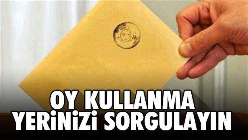 Nerede oy kullanacağım? (2017 Seçmen-oy kullanma yeri sorgulama)