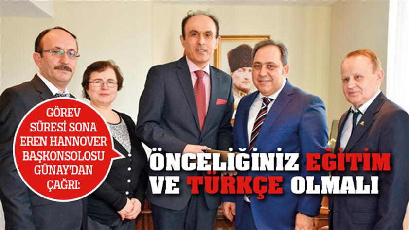 Önceliğimiz eğitim ve Türkçe dili olmalı