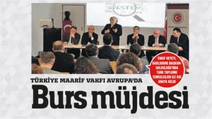 Türkiye Maarif Vakfı’ndan Avrupa’da burs müjdesi