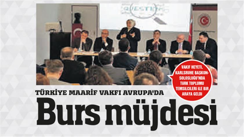 Türkiye Maarif Vakfı’ndan Avrupa’da burs müjdesi