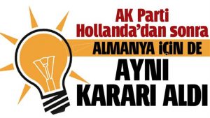 Almanya’daki tüm mitingler iptal