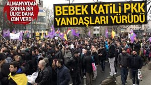 Almanya’dan sonra Hollanda da PKK yürüyüşü yapıldı