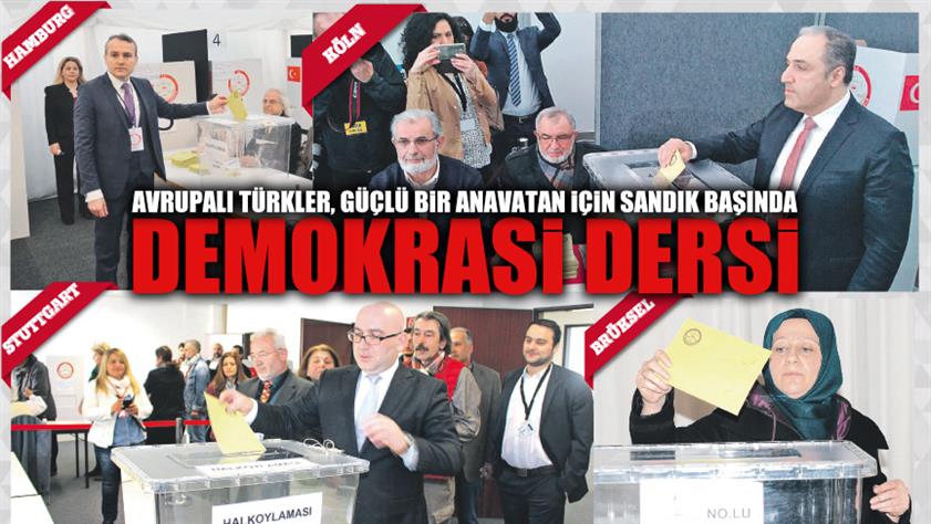 Avrupalı Türkler güçlü anavatan için sandık başında