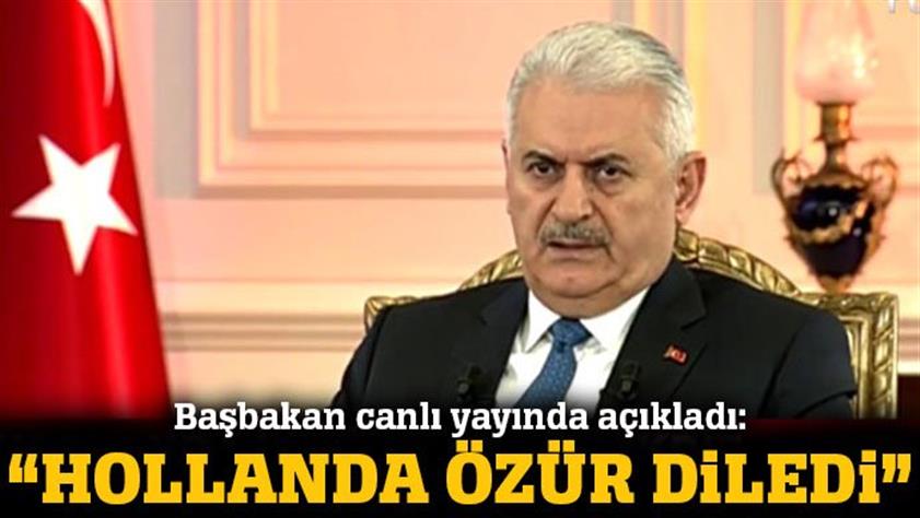 Hollanda özür diledi