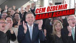 Cem Özdemir barajı aşamadı