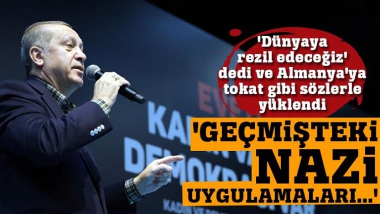Cumhurbaşkanı Erdoğan’dan Almanya’ya tokat gibi cevaplar