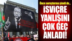 İsviçre’den Erdoğan’ı hedef gösteren skandal pankarta kınama!
