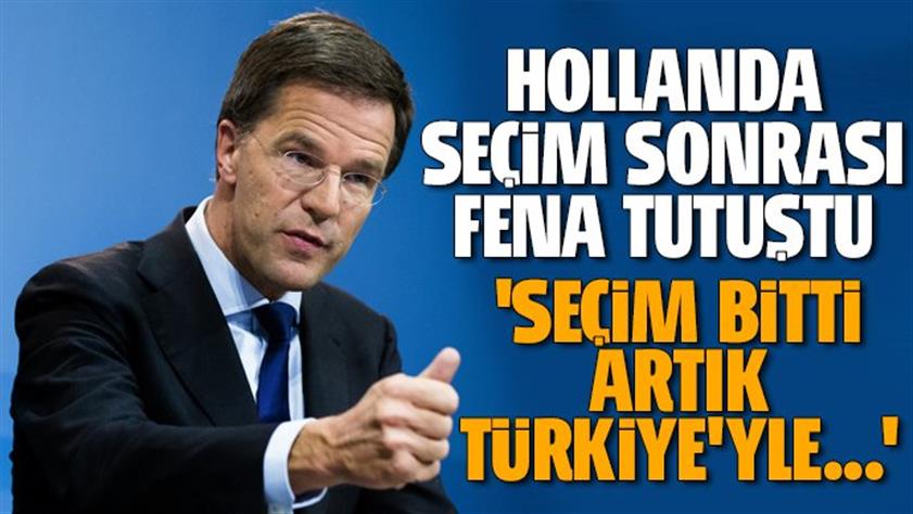 Hollanda Başbakanı Mark Rutte’nin partisi gerilimi düşürmek istiyor
