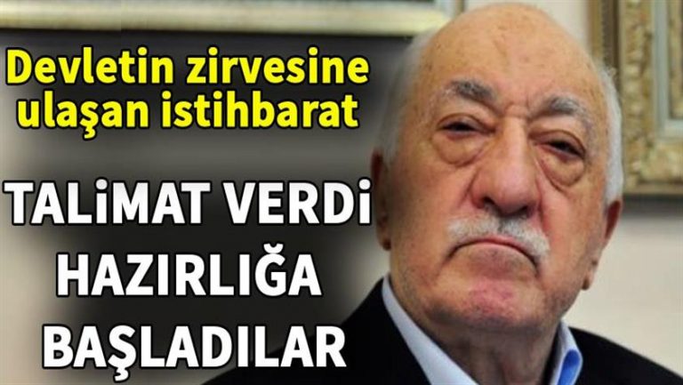 Teröristbaşı Gülen’in verdiği talimat ortaya çıktı.