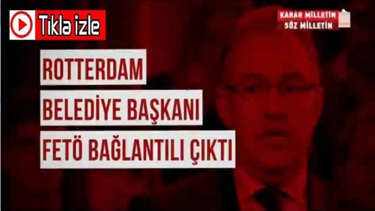 Hollanda Türklerinin hedef olduğu 11 Mart Rotterdam vahşetinde FETÖ’nün parmağı televizyonda anlatıldı