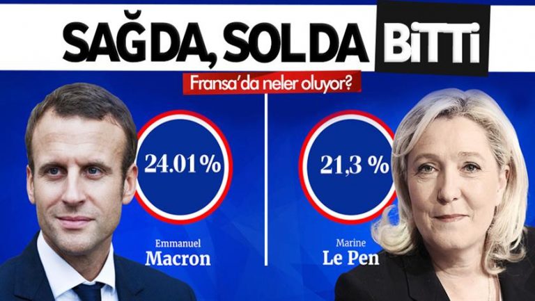 Fransa’da sağ da, sol da bitti