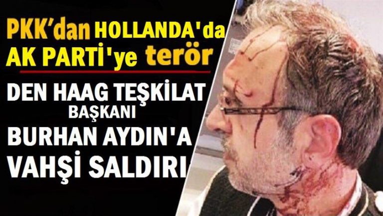 Terör örgütü PKK Hollanda’da ‘Evet’ kampanyası yapan Türklere saldırdı