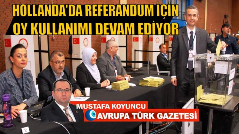 Hollanda’da referandum için oy kullanımı devam ediyor