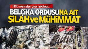 Teröristlerin ininden Belçika tüfeği çıktı