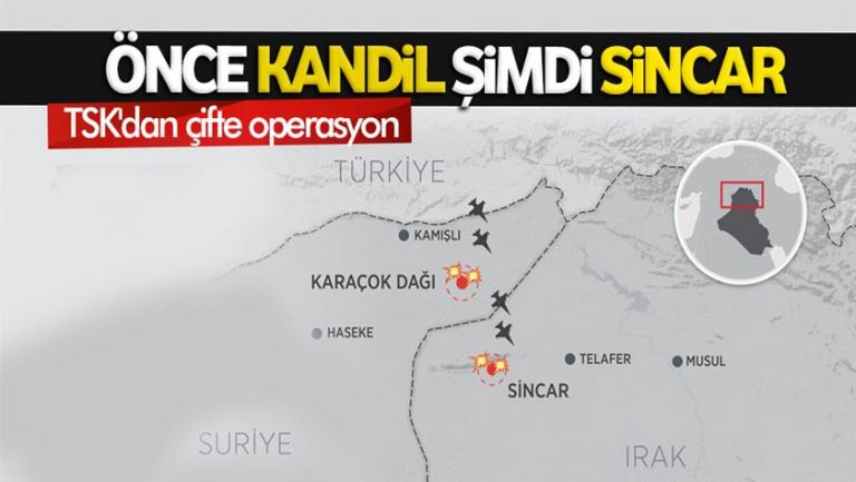TSK’dan Irak ve Suriye’de operasyon; Türkiye PKK’yı vurdu, ABD telaşlandı
