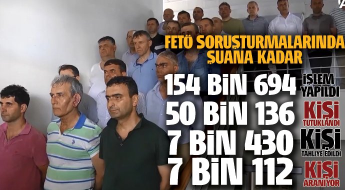 10 ayda 50 bin kişi tutuklandı
