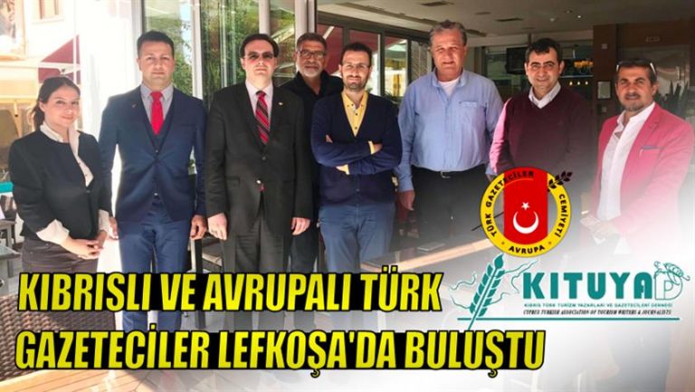 Kıbrıslı ve Avrupalı Türk gazeteciler Lefkoşa’da buluştu