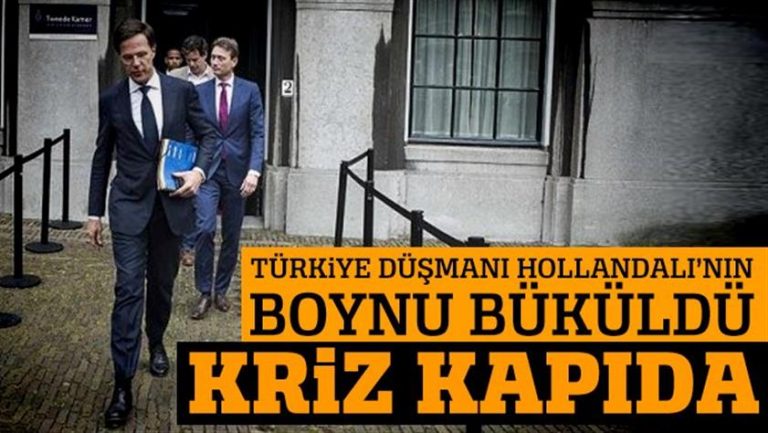 Hollanda’da kriz geliyorum diyor