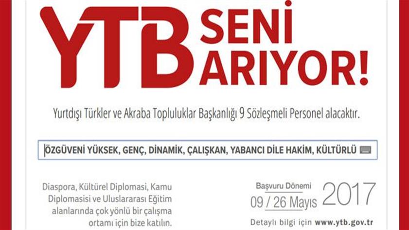 YTB sözleşmeli personel alımı yapacak