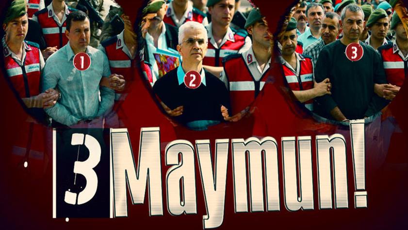 Kilit darbecilerin 3 maymun oyunu