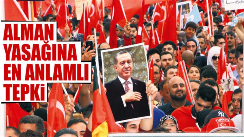 Alman yasağına en anlamlı tepki