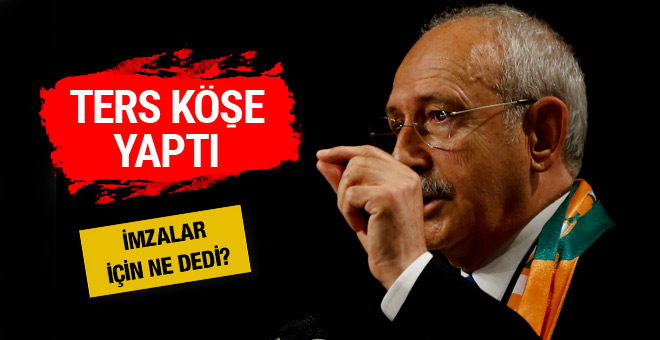 Kılıçdaroğlu’ndan imza ve erken yerel seçim açıklaması