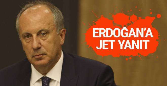Muharrem İnce’den Erdoğan’a jet PKK yanıtı