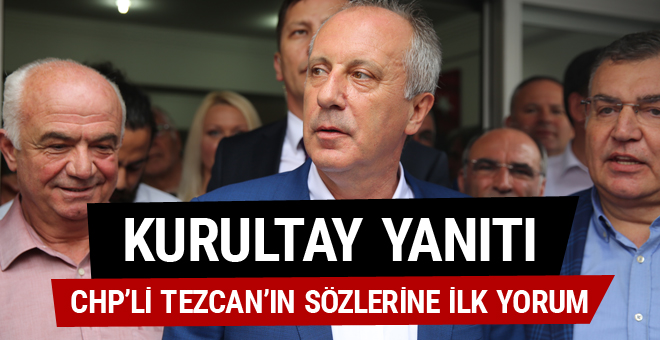 Muharrem İnce’den ‘kurtultay yok’ açıklamasına yanıt
