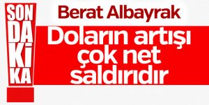 Berat Albayrak: Dolar artışı net bir saldırıdır
