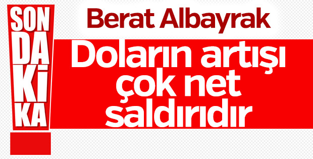 Berat Albayrak: Dolar artışı net bir saldırıdır
