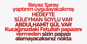 Beyaz Saray: Hedefimizde İçişleri ve Adalet Bakanı var