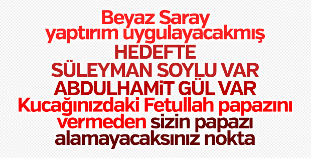 Beyaz Saray: Hedefimizde İçişleri ve Adalet Bakanı var