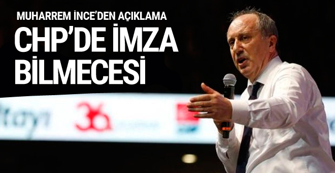 CHP’de imza tartışması! Muhaliflerden açıklama