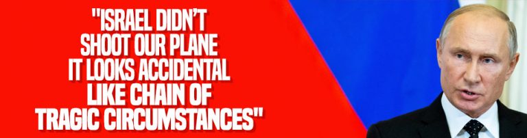 Putin: Israeli plane didn’t shoot our plane