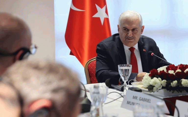 Binali Yıldırım, AB üye ülkeleri misyon şefi yardımcılarıyla buluştu
