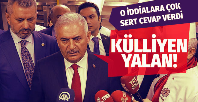 Binali Yıldırım’dan o iddiaya sert cevap: Külliyen yalan
