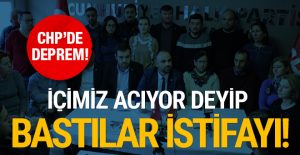 CHP Çorlu’da deprem! İçimiz acıyor deyip bastılar istifayı