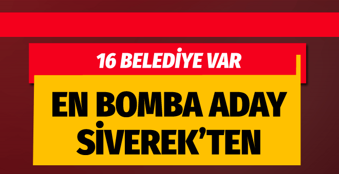 CHP  yeni belediye başkan adaylarını açıkladı bomba isim Siverek’ten
