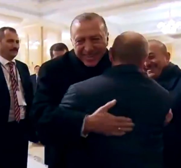 Cumhurbaşkanı Erdoğan ile Putin'in samimi anları