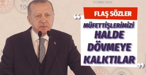 Cumhurbaşkanı Erdoğan: Müfettişlerimizi halde dövmeye kalktılar